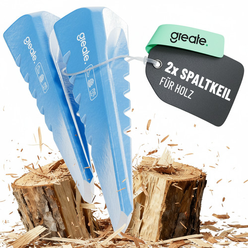 Greate spaltkeil für holz - 2x,